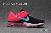 air max 2017 femmes sneakers pink back